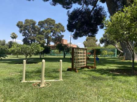 Garden games at Mamounia