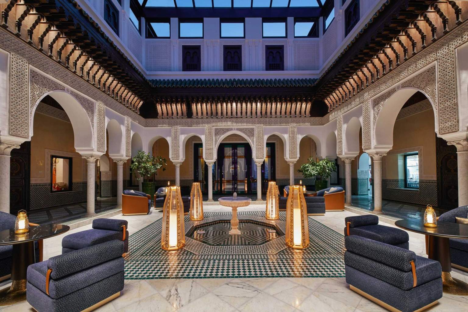 The Tea Rooms in the heart of Marrakesh La Mamounia