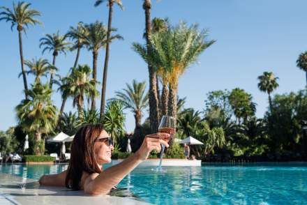 Salon Pierre Hermé La Mamounia Hébergements Hotel de luxe 5 étoiles Marrakech, Maroc