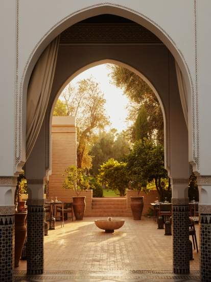 Le Marocain restaurant Traditional Moroccan Cuisine in Marrakesh La Mamounia