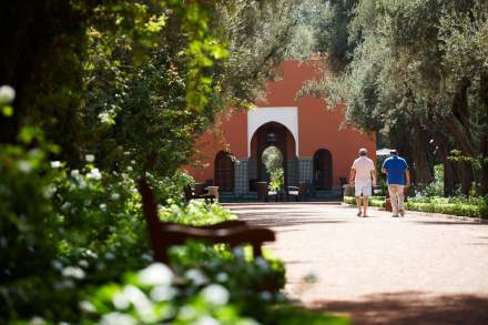 Le Menzeh tea room in Marrakesh La Mamounia