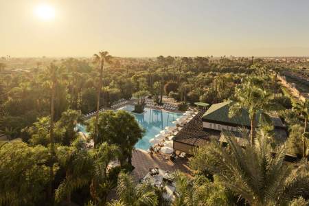 La Mamounia vu du ciel
