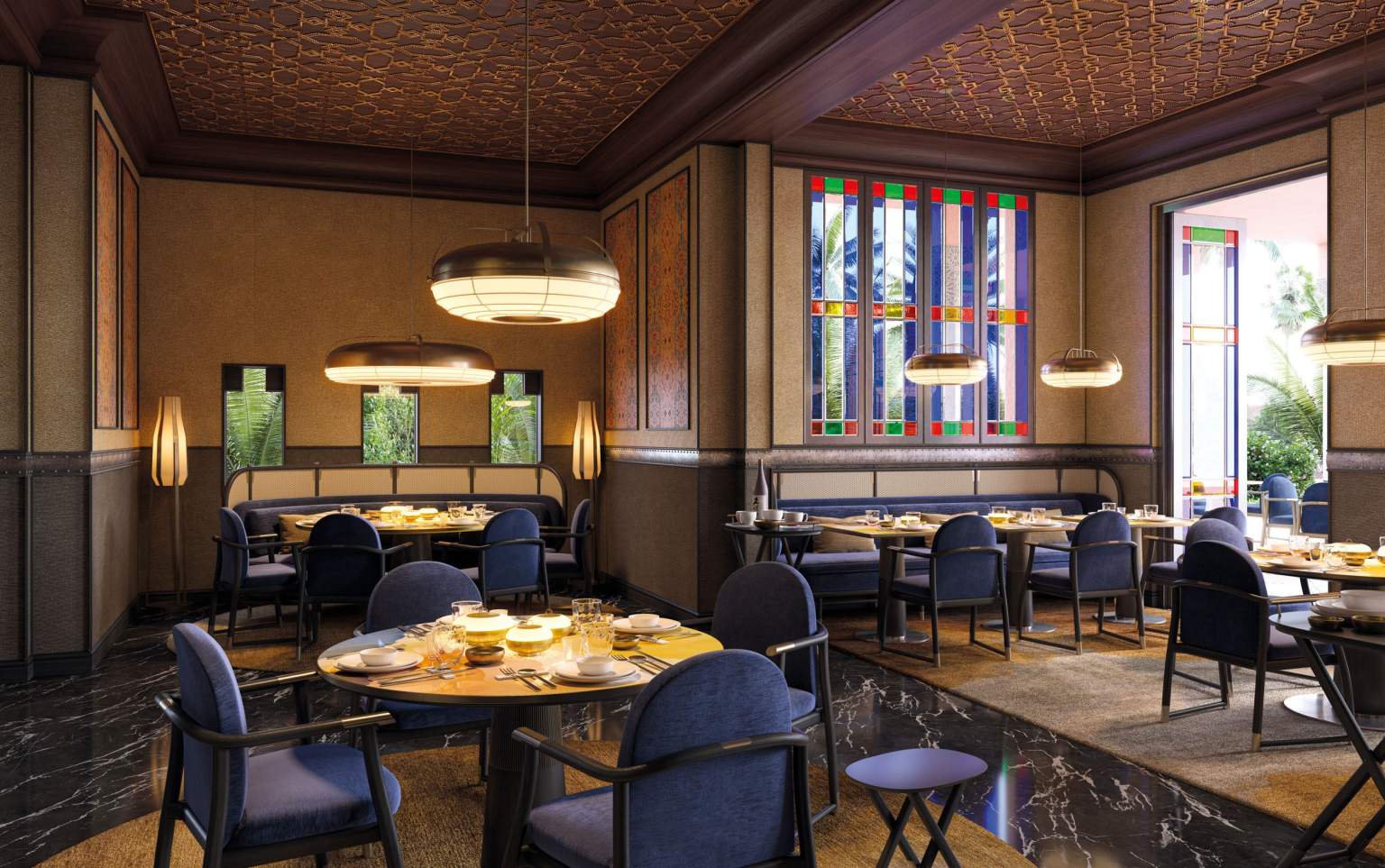 La Mamounia's four restaurants in Marrakesh, Hivernage