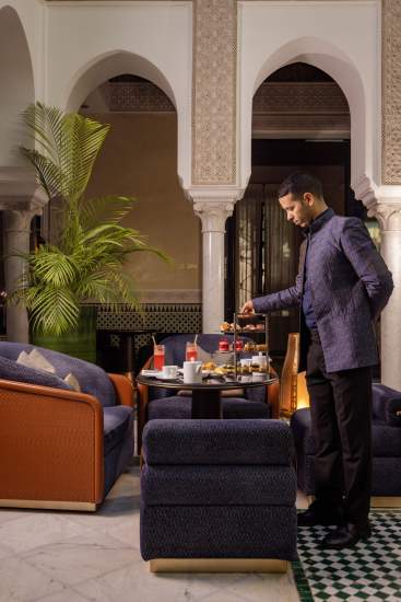 Le Salon de Thé by Pierre Hermé in Marrakesh La Mamounia