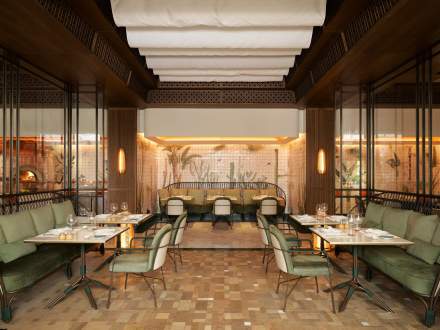 L'Italien by Jean-Georges restaurant Italian cuisine in Marrakesh La Mamounia