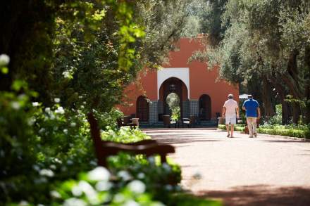 Le Menzeh tea room in Marrakesh La Mamounia